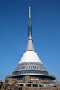 Jested lookout tower and telecomunications transmitter Royalty Free Stock Photo