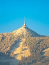 Jested Mountain on sunny winter day Royalty Free Stock Photo