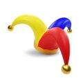 Jester hat isolated on white background Royalty Free Stock Photo