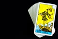 Jester, the Tarot card is a man dressed as a jester. Represents immaturity, carelessness, stupidity in behavior, words, actions,