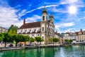 Jesuit Church, Jesuitenkirche in Lucerne, Luzern, Switzerland Royalty Free Stock Photo