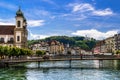 Jesuit Church, Jesuitenkirche in Lucerne, Luzern, Switzerland Royalty Free Stock Photo