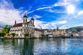 Jesuit Church, Jesuitenkirche in Lucerne, Luzern, Switzerland Royalty Free Stock Photo