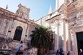 Jesuit Church of St. Ignatius Loyola facade and the old Collegium Ragusinum built in perpendicular