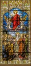 Jesus Ascension Heaven Stained Glass Gesu Church Miami Florida