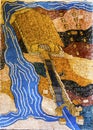 Jesus Baptism Site Mosaic John Baptist Bethany Beyond Jordan Royalty Free Stock Photo