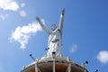 a View of Jesus Blessing Statue in Buntu Burake, Makale, Tana Toraja, South Sulawesi, Indonesia