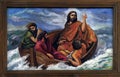 Jesus Calms a Storm on the Sea, Shrine of the Our Lady Queen of Peace in Hrasno, Bosnia and Herzegovina