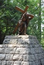 Jesus Carrying the Cross at The National Sanctuary of our Sorrowful Mother the Grotto in Portland, Oregon