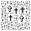 Jesus Christ Abstract Cross,Christian cross,Jesus Cross Word Cloud Black Icons,Jesus christ christian cross word cloud,