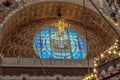 Jesus Christ and Apostles in interior of The Naval Orthodox Cathedral of Saint Nicholas