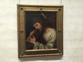 Jesus Christ Carrying The Cross painting by Giovanni Francesco Maineri at the Uffizi gallery in Florence Italy