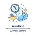 Jesus Christ concept icon