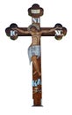 Jesus Christ on the cross. Royalty Free Stock Photo