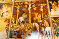 Jesus Christ Cross Medieval Fresco Church San Gimignano Tuscany