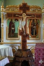 Jesus Christ on the cross from Orthodox church