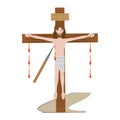 jesus christ dies cross - via crucis