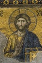 Jesus Christ in Hagia Sophia Royalty Free Stock Photo
