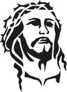 Jesus christ head Royalty Free Stock Photo