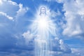 Jesus Christ In Heaven Religion Concept