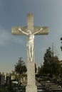 Jesus Christ INRI on the cross Royalty Free Stock Photo