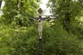 Jesus Christ INRI on the cross Royalty Free Stock Photo