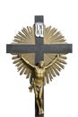 Jesus Christ INRI on the cross Royalty Free Stock Photo