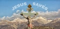 Jesus Christ INRI son of God Royalty Free Stock Photo