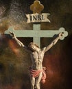 Jesus Christ INRI son of God Royalty Free Stock Photo