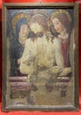 Jesus Christ in Mercy with Madonna and Saint John the Evangelist in the Museum of the Basilica of Saint Stephen.