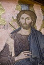 Jesus Christ mosaic in Chora Church Royalty Free Stock Photo