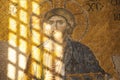 Jesus Christ mosaic at Hagia Sophia Royalty Free Stock Photo