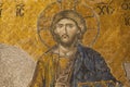 Jesus Christ mosaic at Hagia Sophia Royalty Free Stock Photo