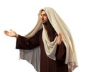 Jesus Christ with open arms Royalty Free Stock Photo