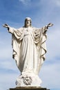 Jesus Christ with open arms statue, Velehrad Basilica, Czech Republic Royalty Free Stock Photo