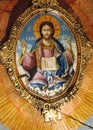 Jesus Christ, Orthodox fresco Royalty Free Stock Photo