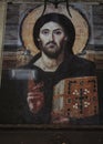 Jesus christ icon, orthodox , Athens Royalty Free Stock Photo