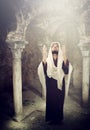 Jesus Christ looking up to heaven Royalty Free Stock Photo