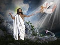 Jesus Christ, Religion, Heaven, Angel, Devil Royalty Free Stock Photo