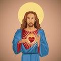 jesus christ sacred heart catholic