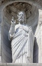 Jesus Christ Sculpture at the Basilique du Sacre Coeur in Paris Royalty Free Stock Photo