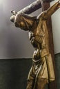 Jesus Christ Sculpture at Church Interior Royalty Free Stock Photo