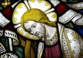 Jesus Christ stained glass Royalty Free Stock Photo