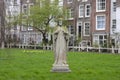 Jesus Christ Statue At The Begijnhof At Amsterdam The Netherlands 21-3-2024 Royalty Free Stock Photo