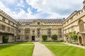 Jesus College in the University of Oxford of Queen Elizabeth\'s Foundation, one of the constituent colleges. Royalty Free Stock Photo