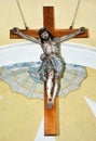 Jesus on cross. Crucifixion Royalty Free Stock Photo