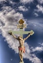 Jesus on the cross Royalty Free Stock Photo