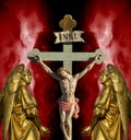 Jesus Christ INRI Royalty Free Stock Photo