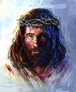 Jesus In The Crown Of Thorns
