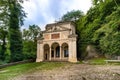 Jesus is crucified. Tenth chapel on the pilgrimage to the Sanctuary of Santa Maria del Monte on the Sacro Monte di Varese_ Italy,